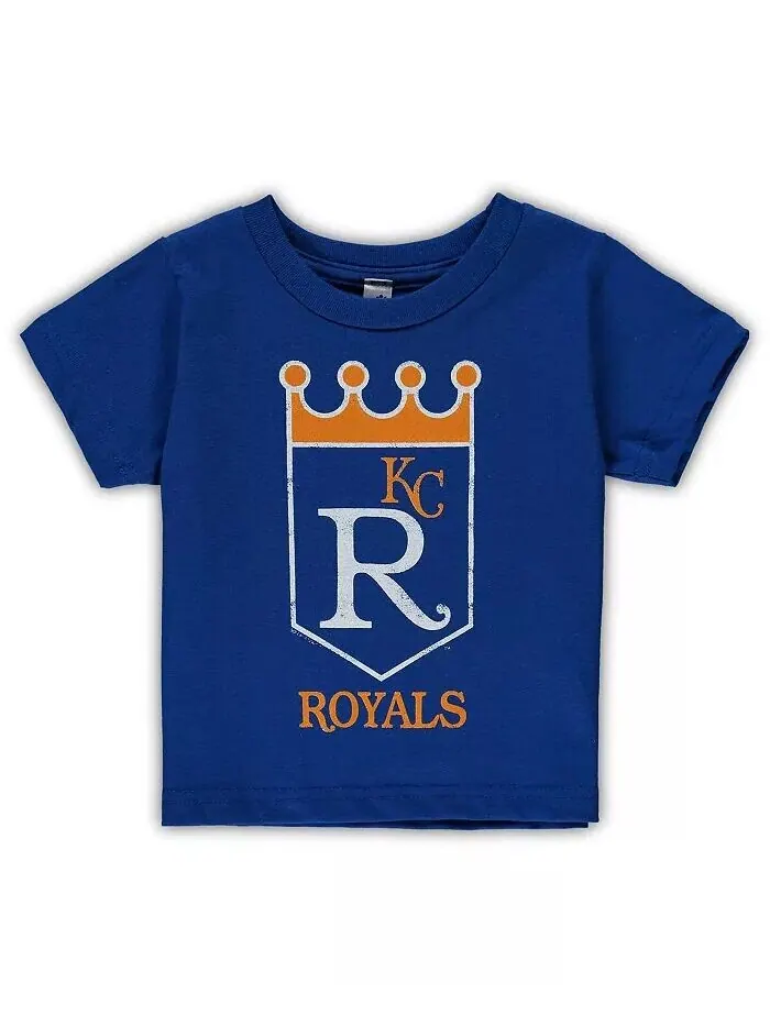 Футболка с капюшоном Royal Kansas City Royals Cooperstown Collection для мальчиков и девочек для