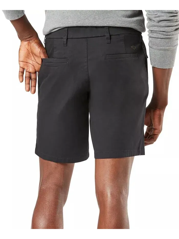 Мужские однотонные шорты Ultimate Supreme Flex Stretch 9 дюймов, 29–60 Dockers — изображение 2 из 3, черный