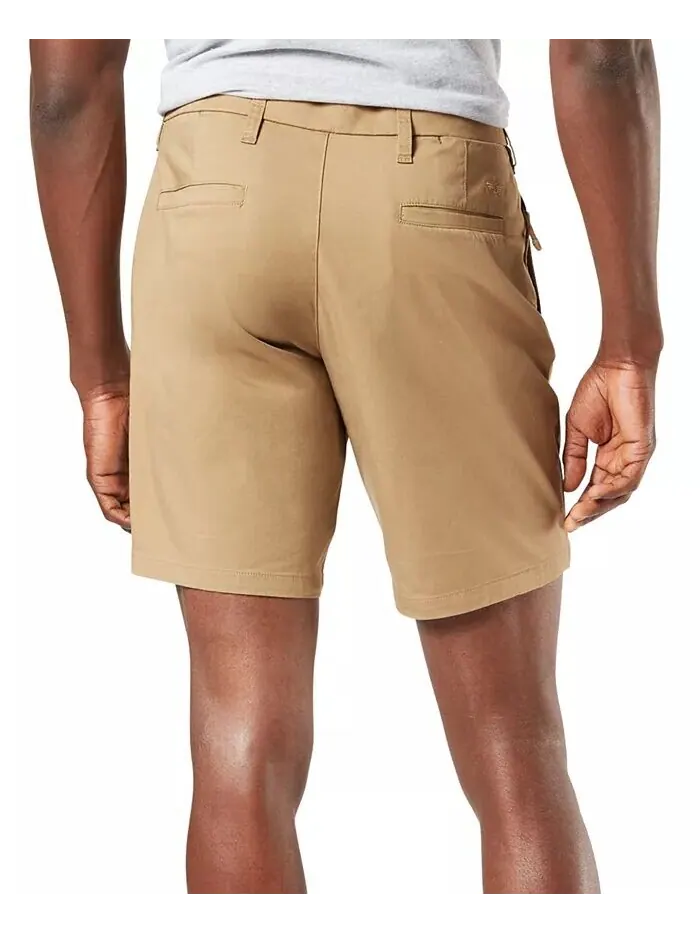 Мужские однотонные шорты Ultimate Supreme Flex Stretch 9 дюймов, 29–60 Dockers — изображение 2 из 3, хаки