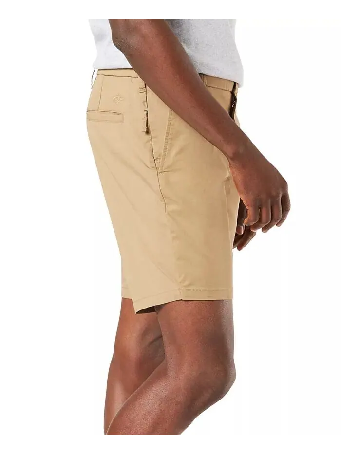 Мужские однотонные шорты Ultimate Supreme Flex Stretch 9 дюймов, 29–60 Dockers — изображение 3 из 3, хаки