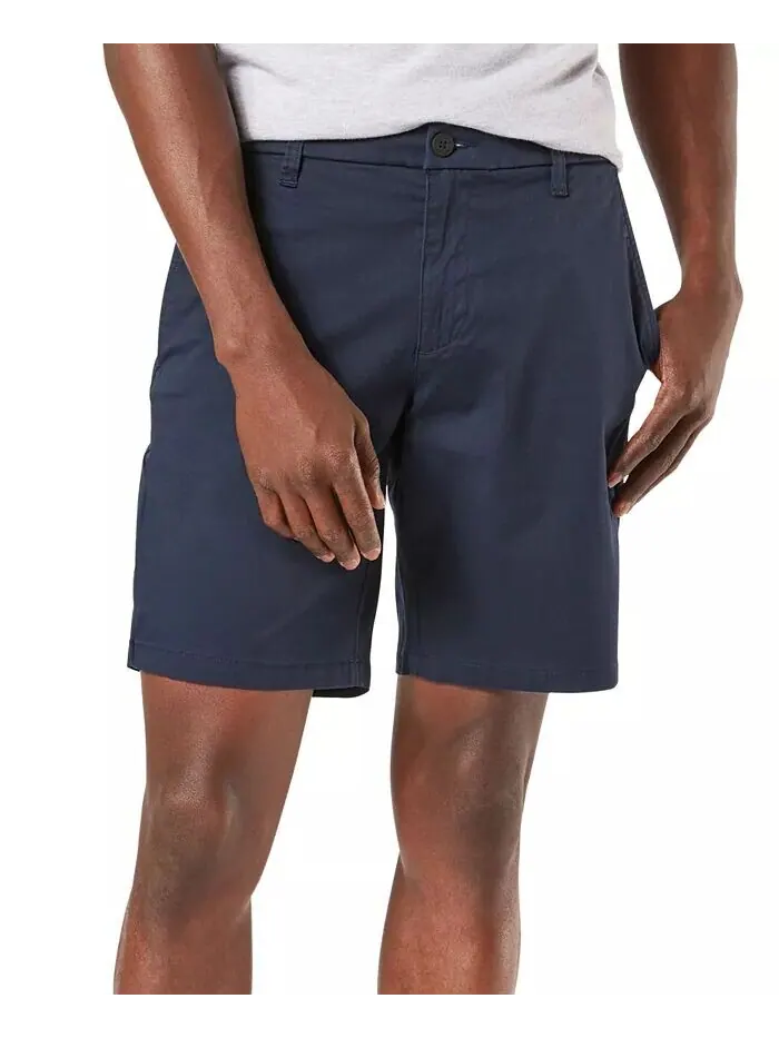Мужские однотонные шорты Ultimate Supreme Flex Stretch 9 дюймов, 29–60 Dockers — изображение 1 из 3, синий