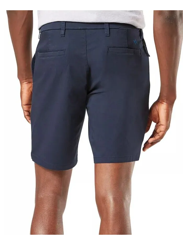 Мужские однотонные шорты Ultimate Supreme Flex Stretch 9 дюймов, 29–60 Dockers — изображение 2 из 3, синий
