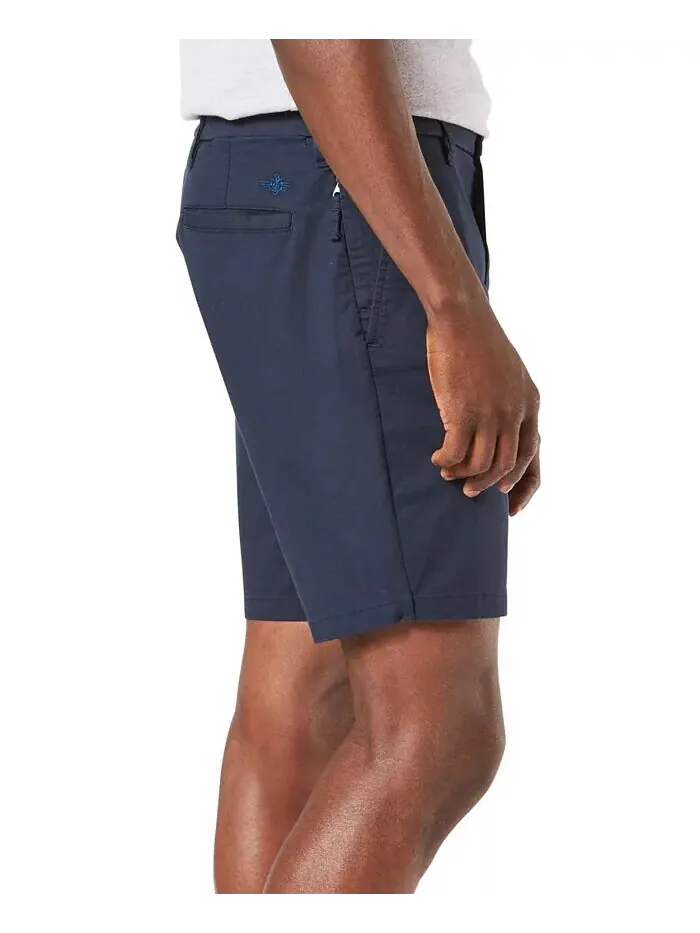 Мужские однотонные шорты Ultimate Supreme Flex Stretch 9 дюймов, 29–60 Dockers — изображение 3 из 3, синий