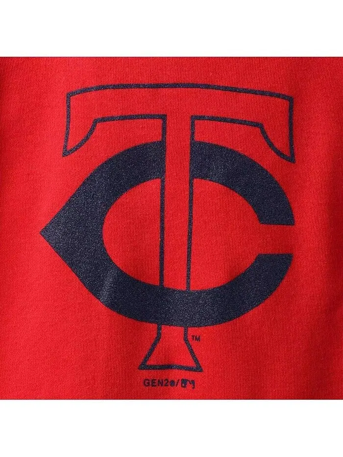 Комплект боди унисекс для новорожденных темно-синего и красного цвета Minnesota Twins Shining — изображение 3 из 3
