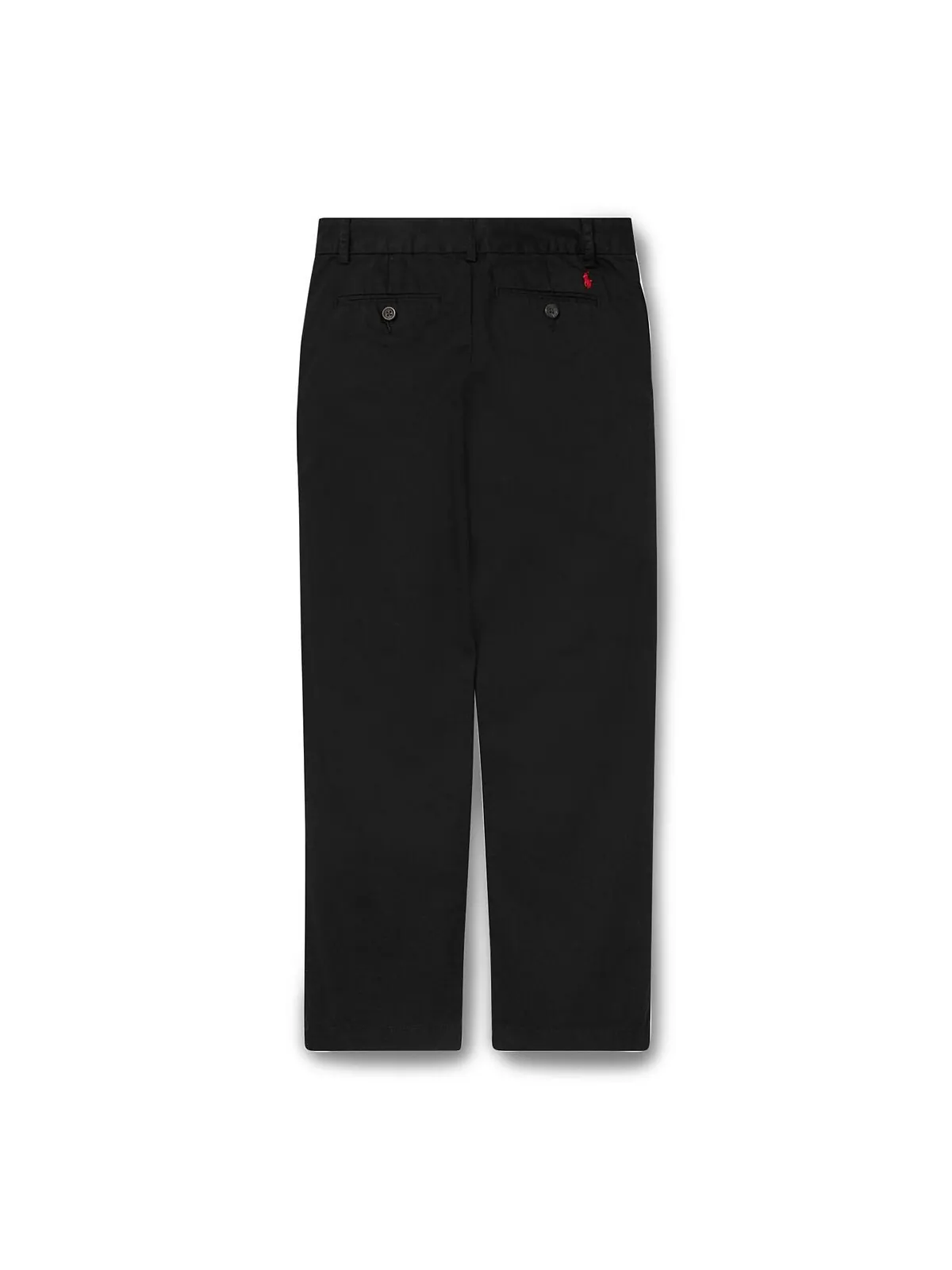 Джоггеры из хлопкового флиса на шнурке для больших мальчиков Polo Ralph Lauren — изображение 2 из 2, черный