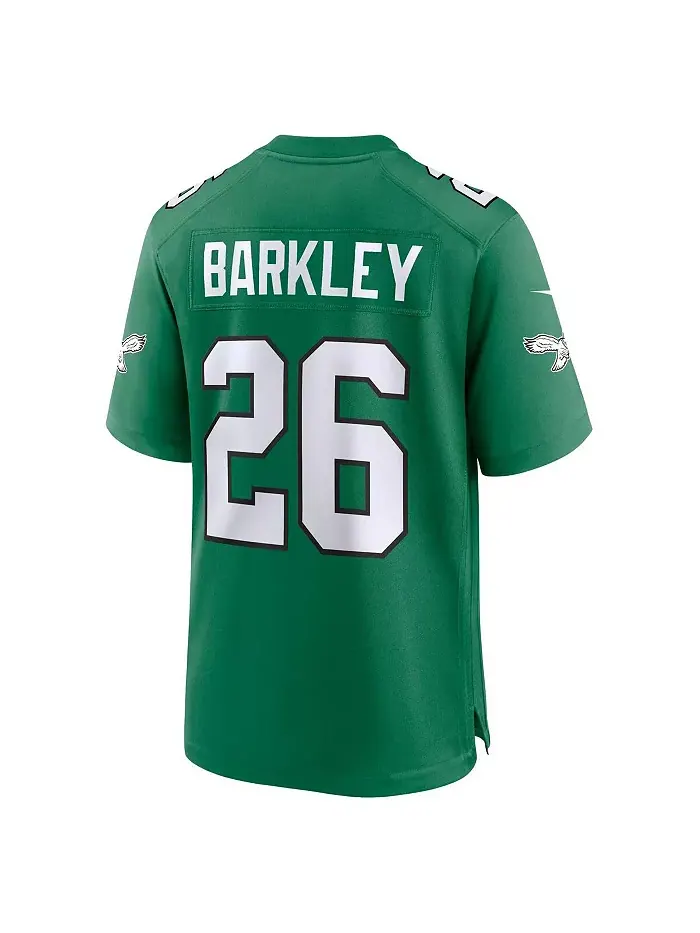 Мужская альтернативная игровая футболка Saquon Barkley Philadelphia Eagles Nike — изображение 5 из 5, черный