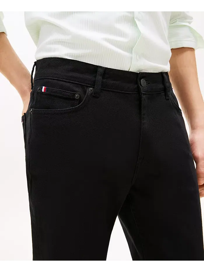 Мужские джинсы Denton Slim-Straight Tommy Hilfiger — изображение 3 из 8, черный