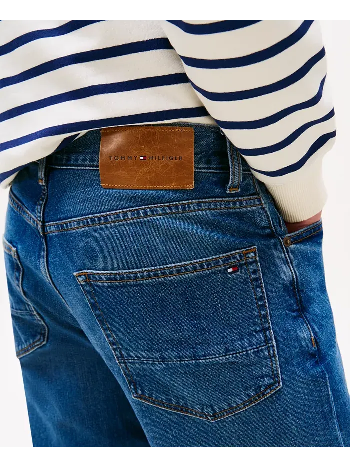 Мужские джинсы Denton Slim-Straight Tommy Hilfiger — изображение 3 из 8, индиго