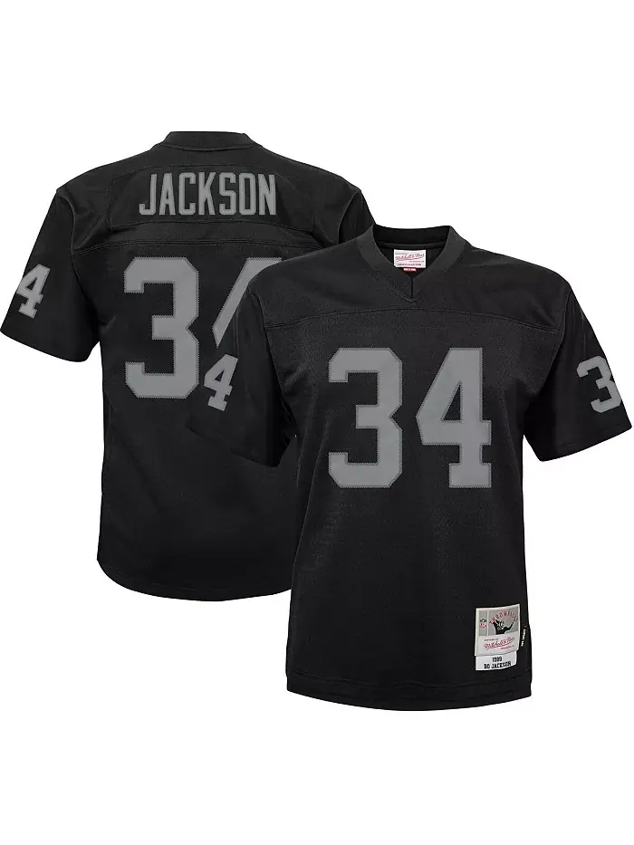 Детская футболка Bo Jackson Las Vegas Raiders 1988 Retired Legacy