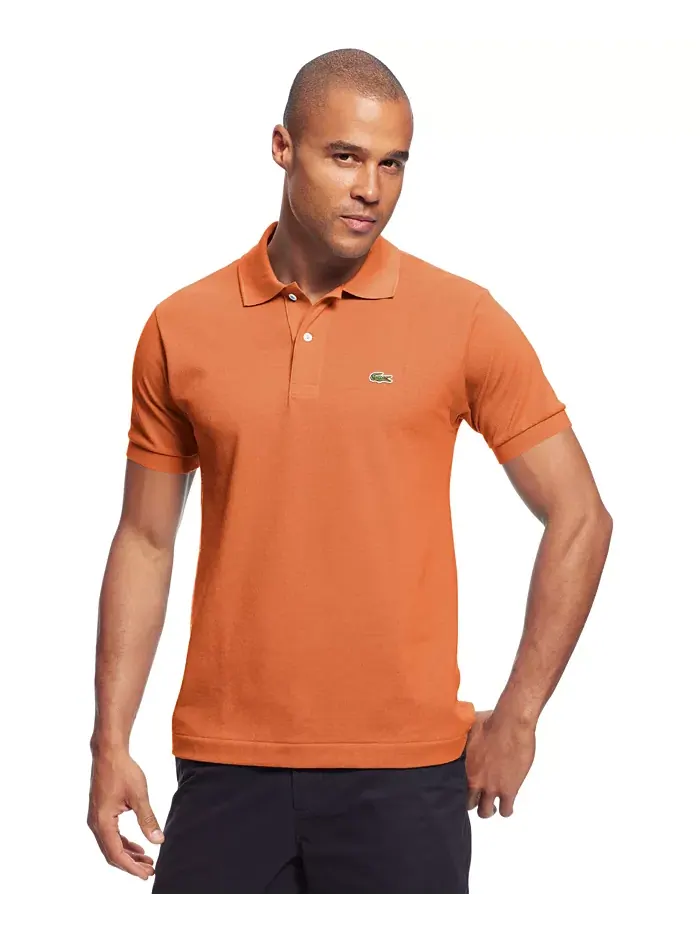 Поло Lacoste, мужское, классическое, черное — изображение 7 из 15, черный