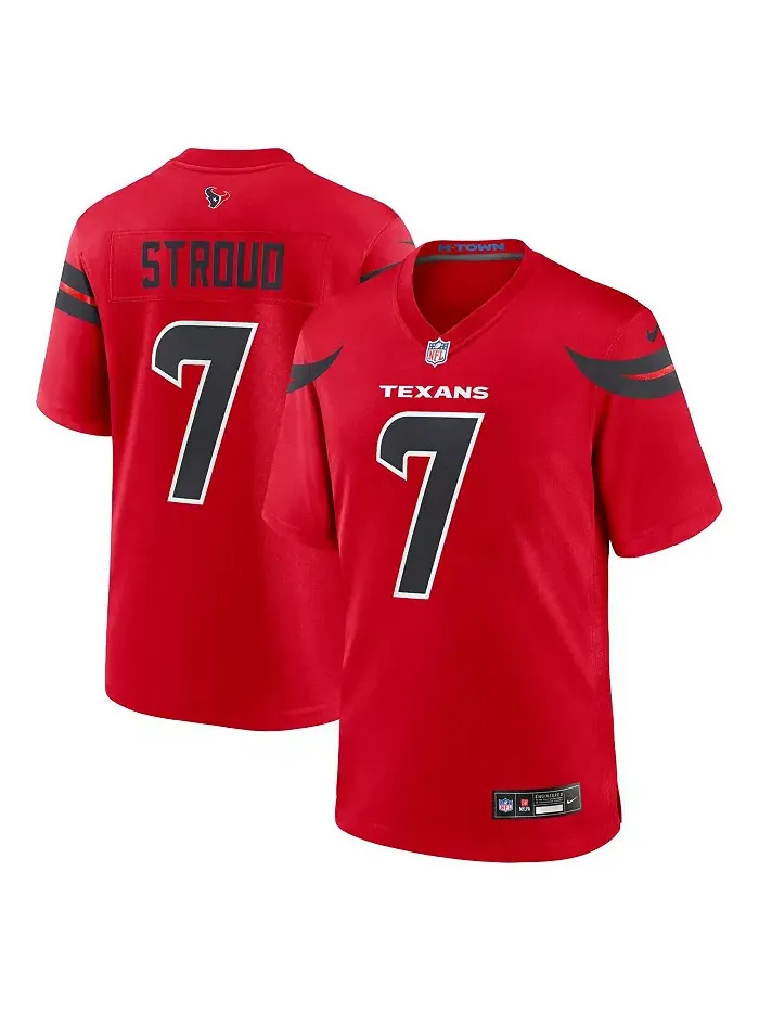 Мужская альтернативная игровая футболка C.J. Stroud Houston Texans Nike — изображение 1 из 3, красный