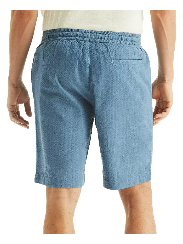 Мужские шорты Seersucker Drawstring длиной 9,5 дюйма на шнурке Nautica — изображение 2 из 4, синий