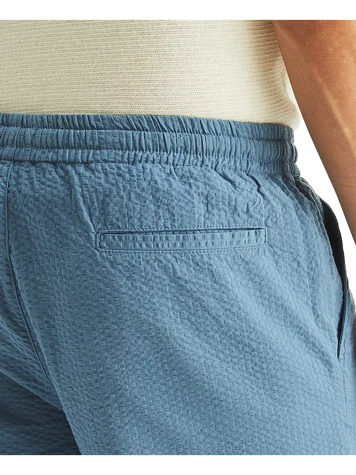 Мужские шорты Seersucker Drawstring длиной 9,5 дюйма на шнурке Nautica — изображение 3 из 4, синий