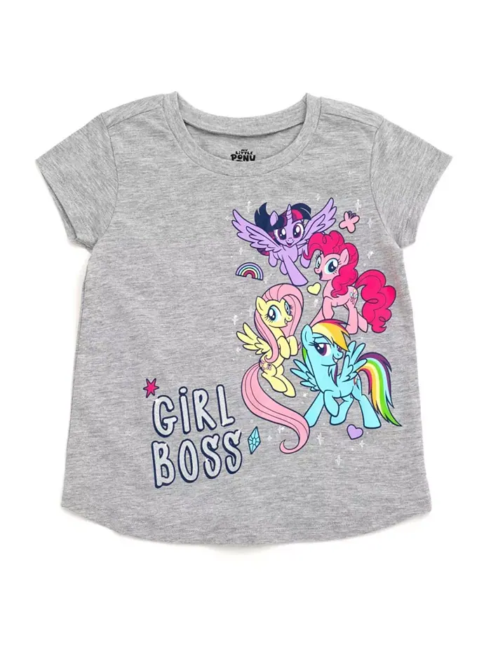 Футболка My Pony для девочек My Little Pony — серый