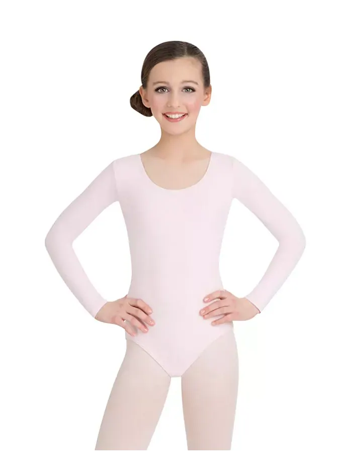 Купальник с длинным рукавом для девочек Capezio — синий