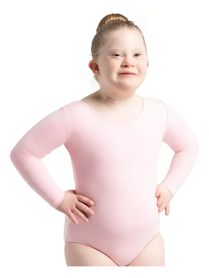 Детский длинный купальник с длинными рукавами - для девочек Capezio