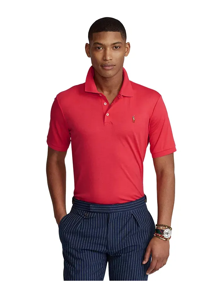 Мужская поло Slim Fit из мягкого хлопка по индивидуальному заказу Polo Ralph Lauren