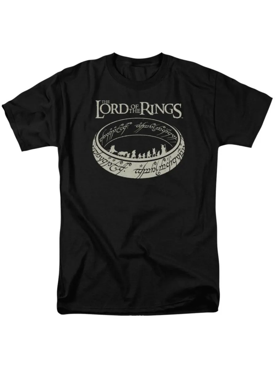 Футболка "The Journey Ring" больших размеров Lord Of The Rings — серый
