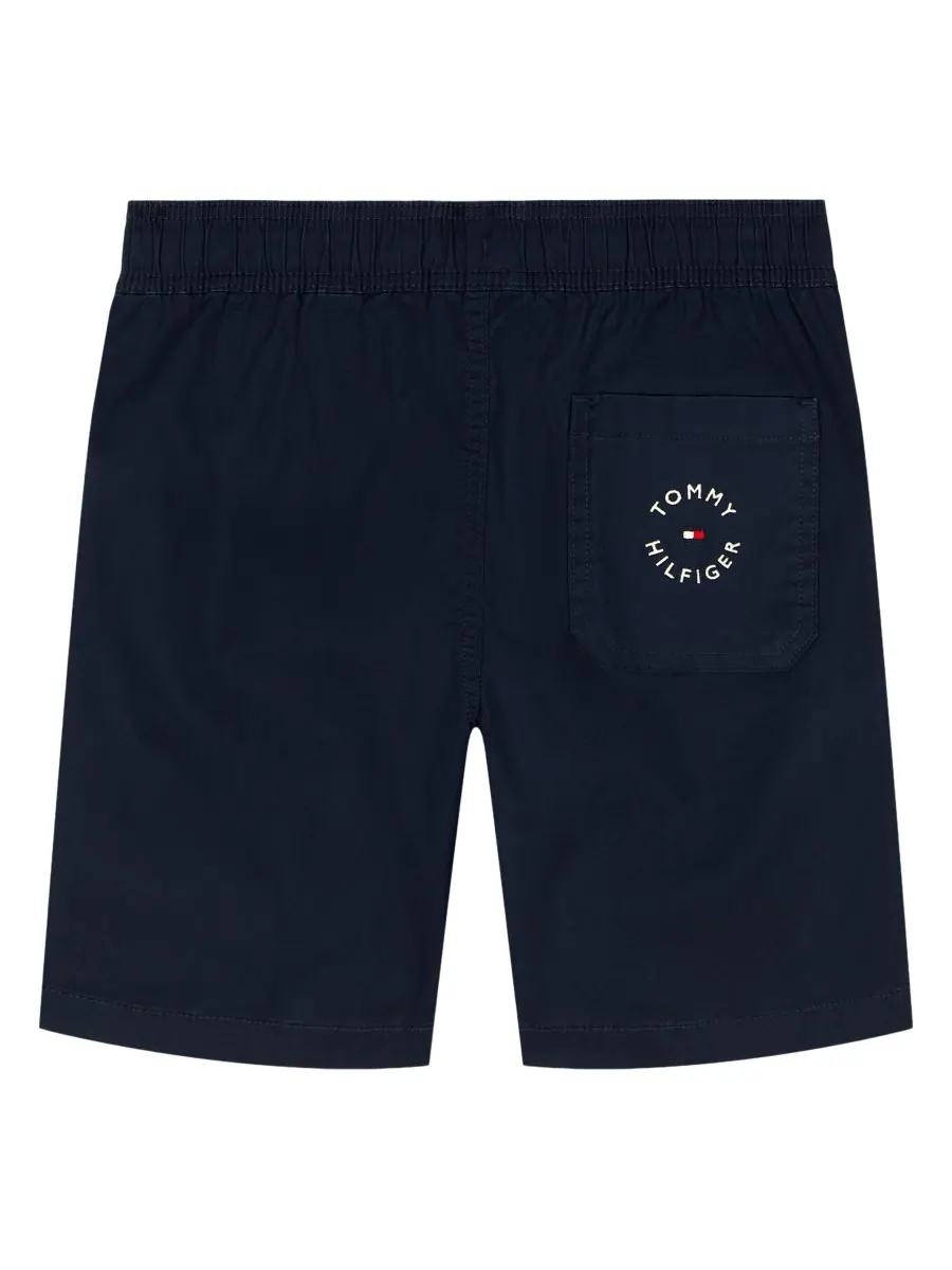 Детские шорты Core Essentials Pull-On Shorts для мальчиков 2T-7 лет Tommy Hilfiger — изображение 2 из 5, темно-синий