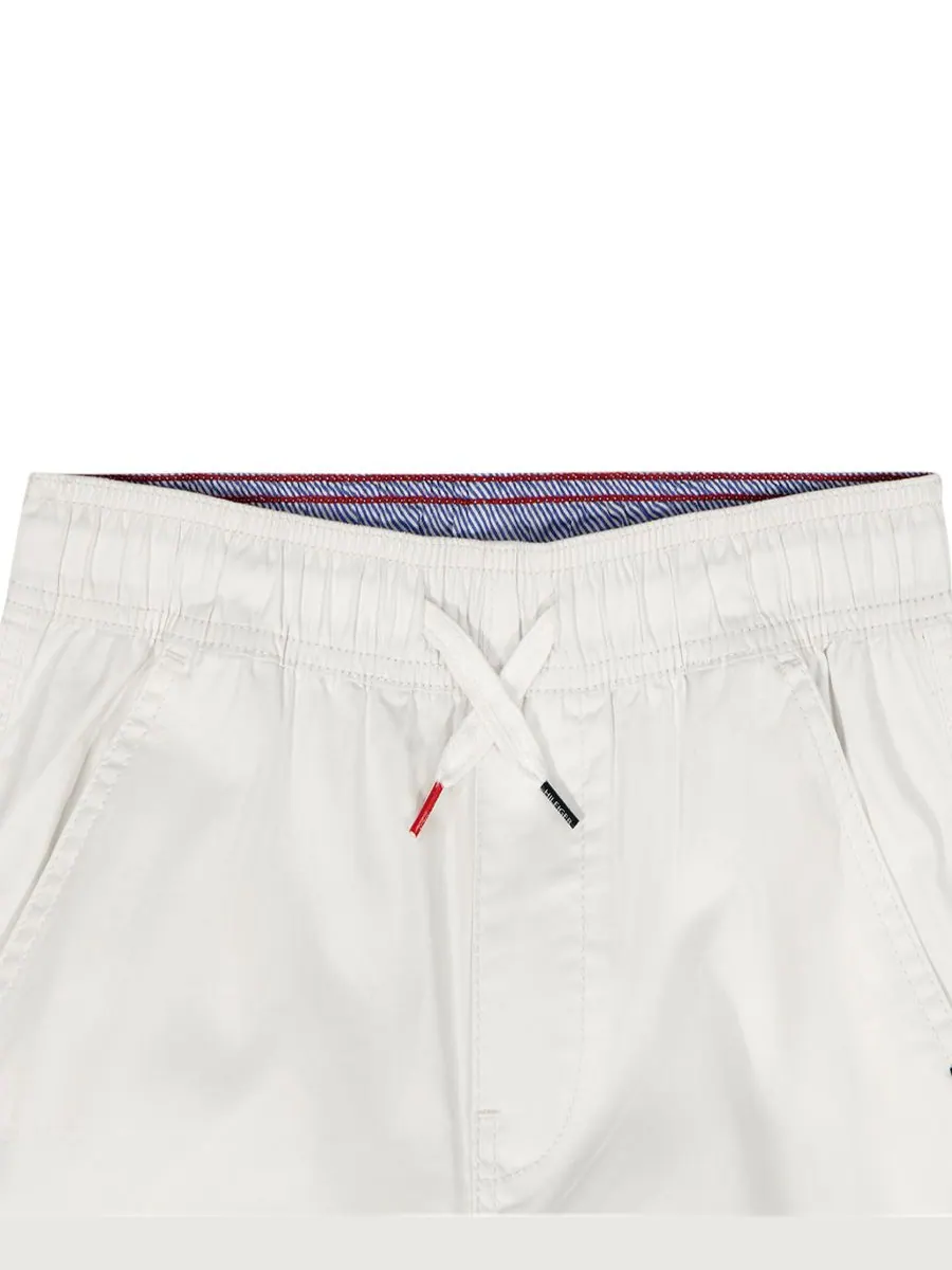 Детские шорты Core Essentials Pull-On Shorts для мальчиков 2T-7 лет Tommy Hilfiger — изображение 4 из 5, белый