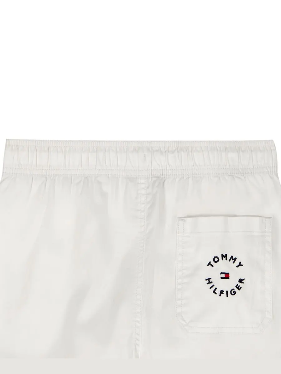 Детские шорты Core Essentials Pull-On Shorts для мальчиков 2T-7 лет Tommy Hilfiger — изображение 5 из 5, белый