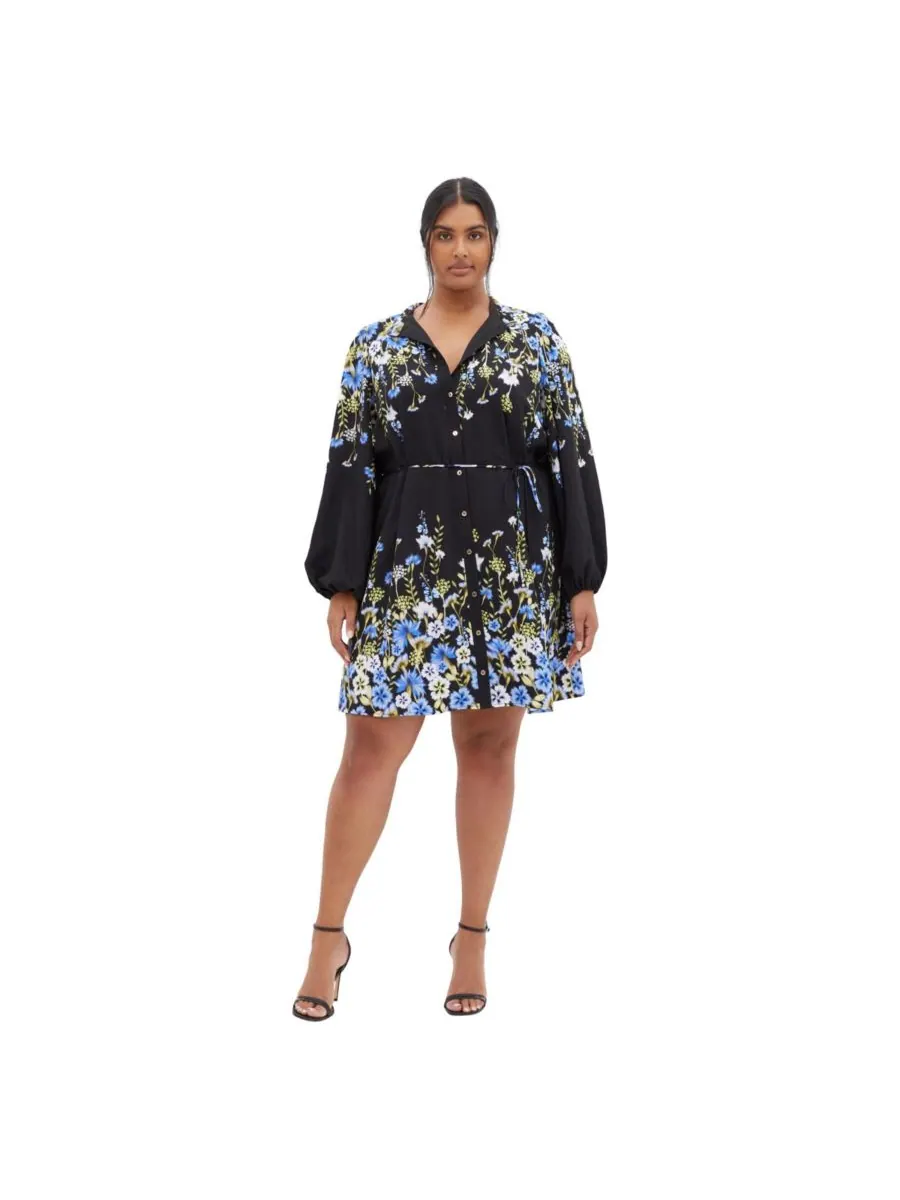 Платье Лилианы больших размеров CITY CHIC, Meadow blk — изображение 1 из 4