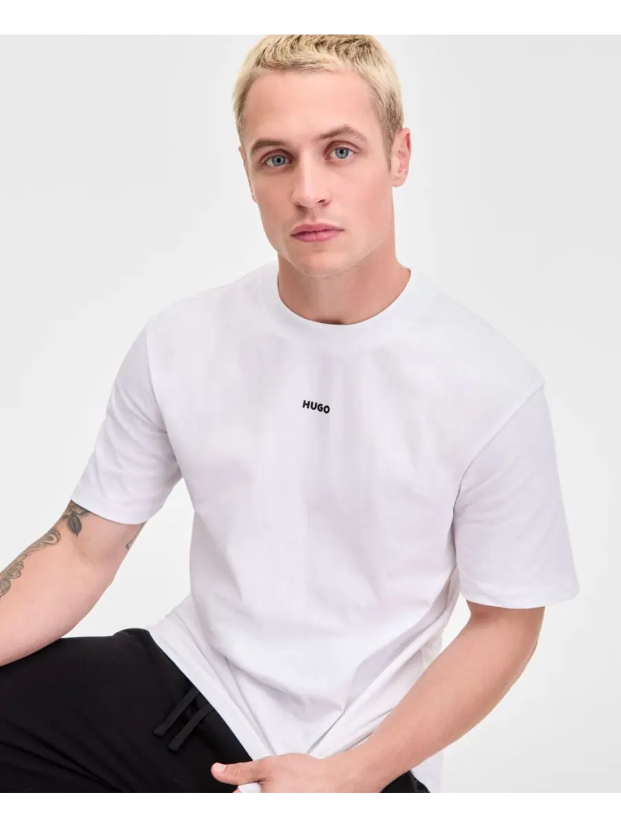 Мужская футболка с логотипом Dapolino Hugo Boss — белый