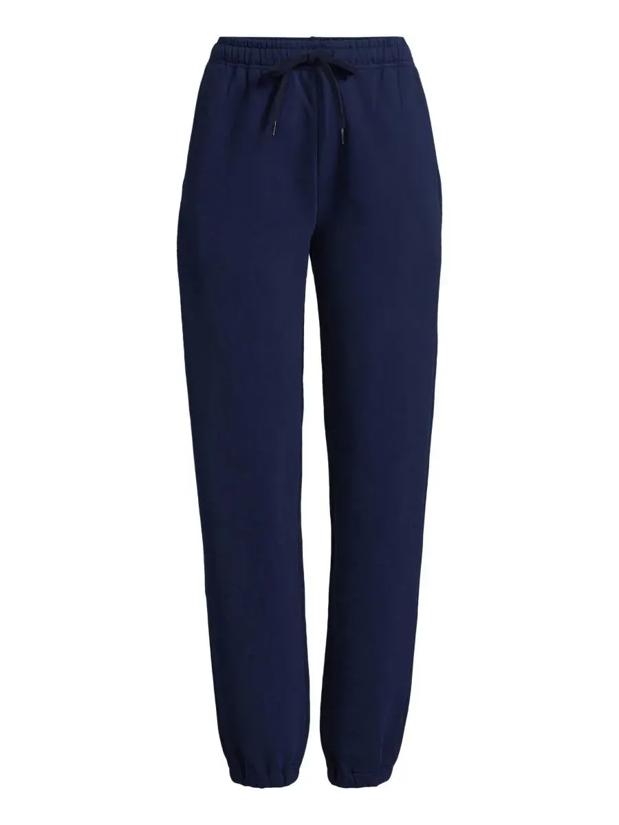 Женские спортивные брюки Serious Sweats с высокой посадкой и втачным низом Lands' End — изображение 3 из 4