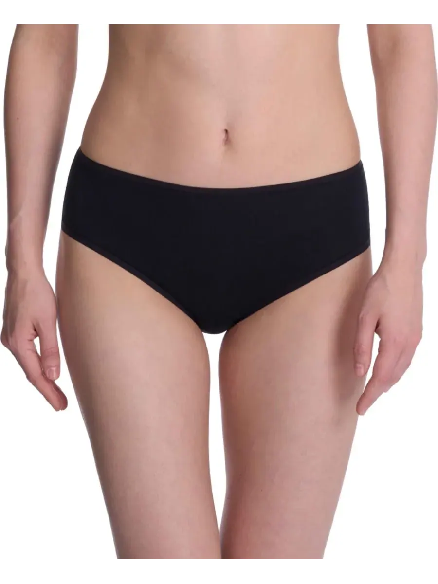 Женское белье Bliss Bare Cotton Hipster, комплект из 3 штук — изображение 2 из 4, черный