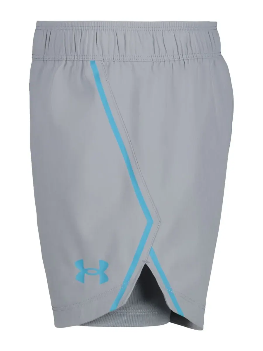 Детские шорты с отражающим логотипом, размер 2T-7 Under Armour — изображение 4 из 5, серый