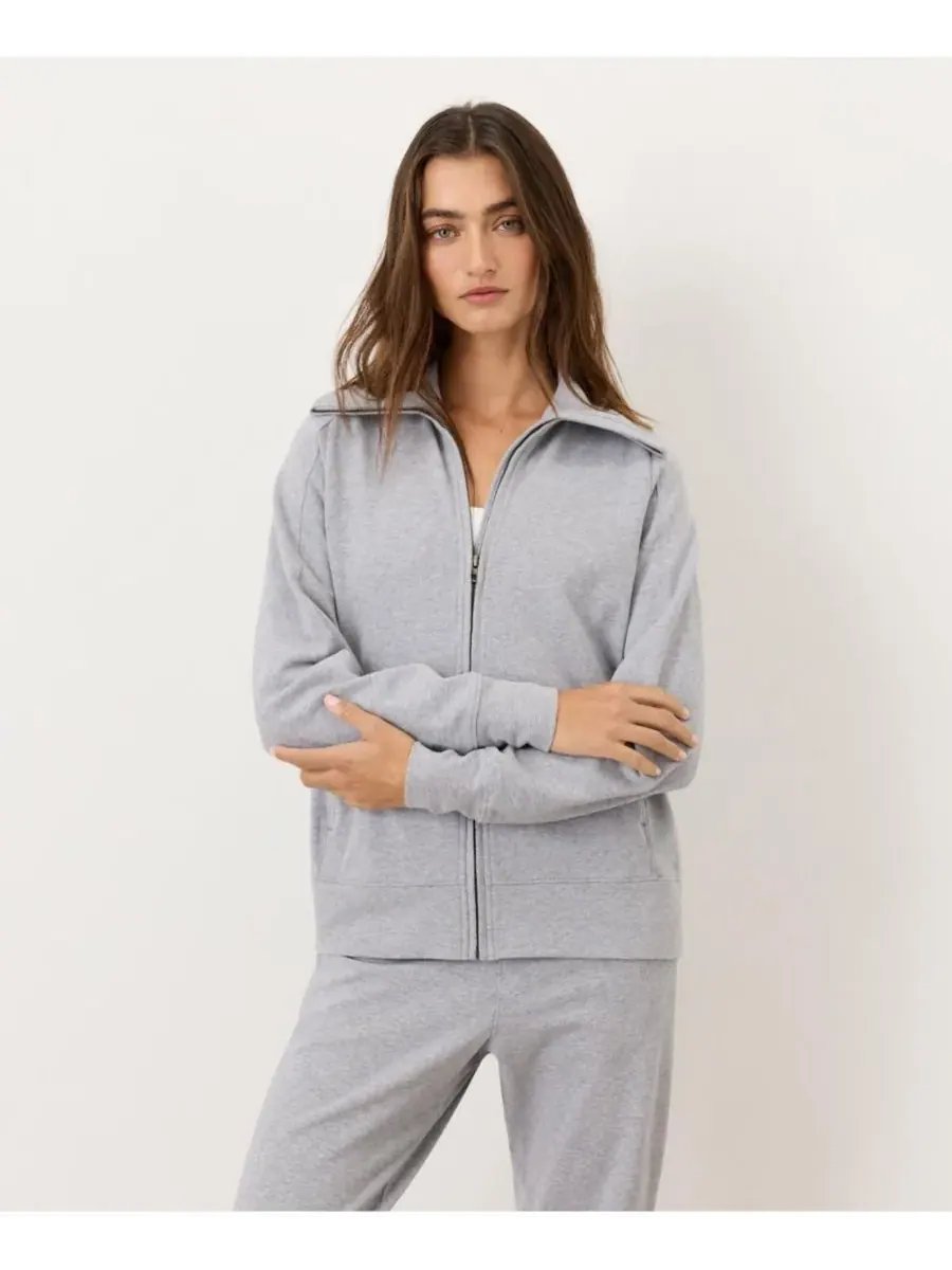 Женская куртка CloudKnit на молнии Pact — серый