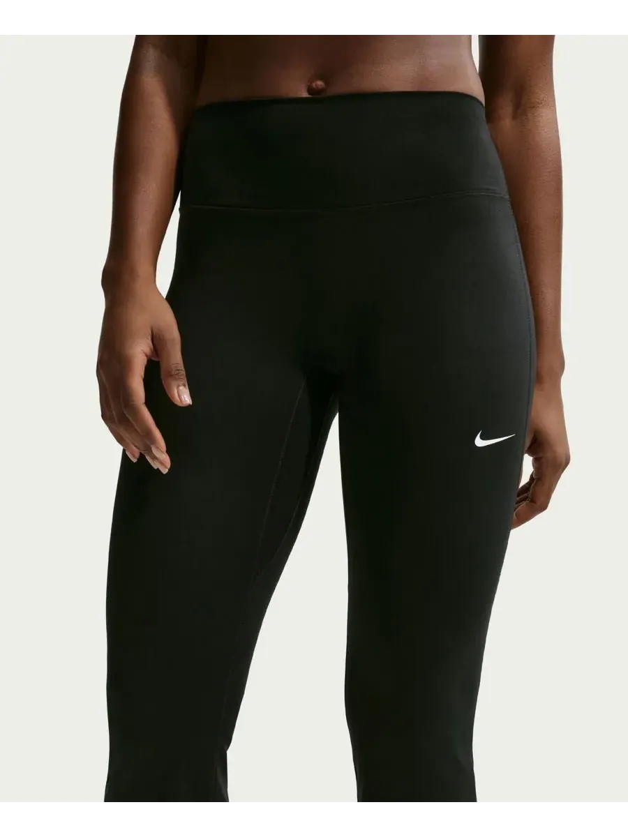Женские леггинсы с высокой талией и расклешенной юбкой Nike — изображение 3 из 6, черный/белый