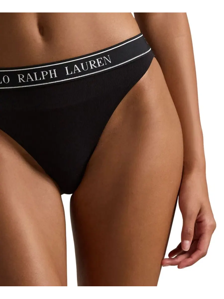 Женские бикини-трусики Polo Ralph Lauren — изображение 2 из 3, черный