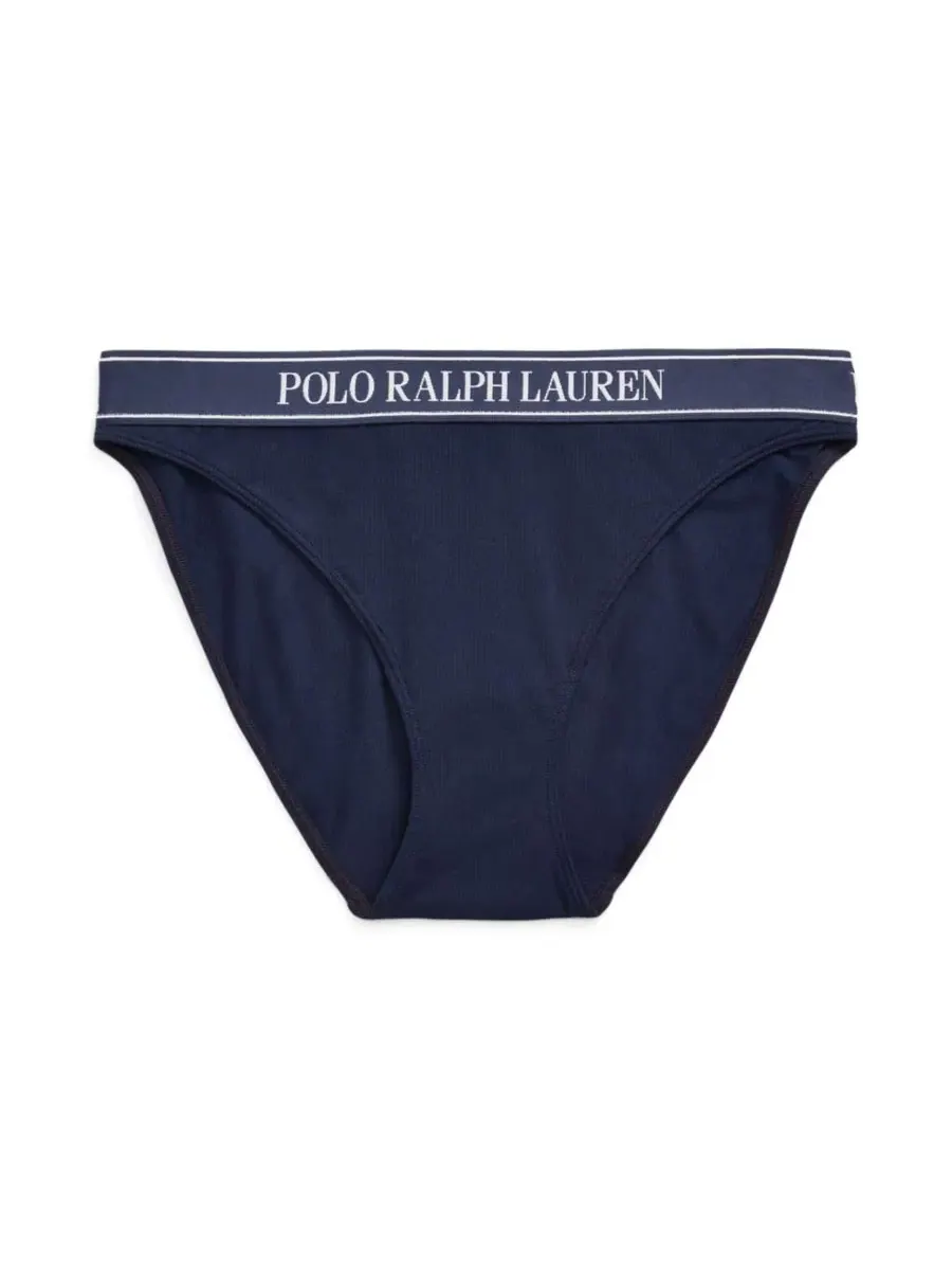 Женские бикини-трусики Polo Ralph Lauren — изображение 1 из 4, темно-синий