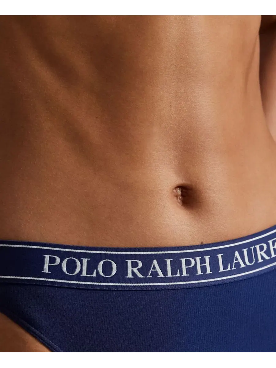 Женские бикини-трусики Polo Ralph Lauren — изображение 3 из 4, темно-синий