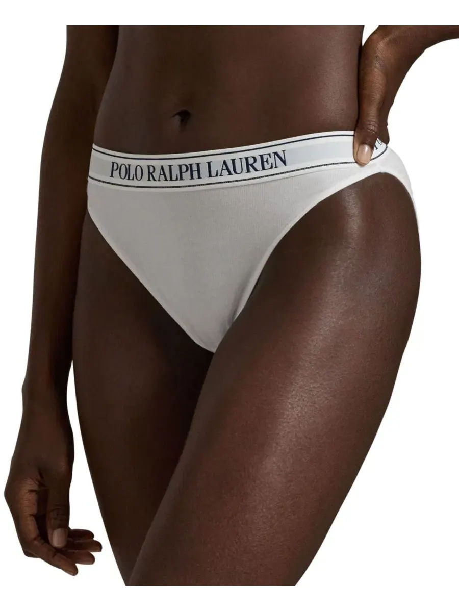 Женские бикини-трусики Polo Ralph Lauren — изображение 3 из 4, белый