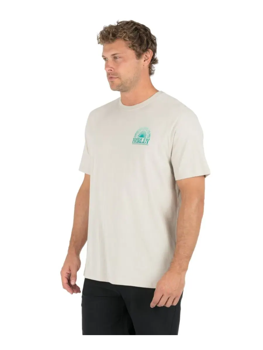 Мужская футболка с коротким рукавом и глифами Hurley — изображение 4 из 7, кость