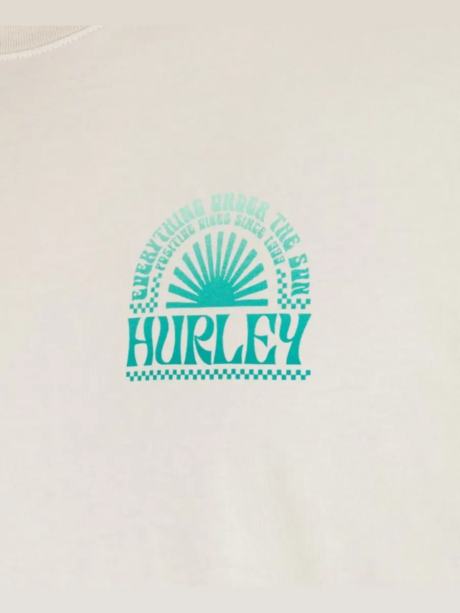 Мужская футболка с коротким рукавом и глифами Hurley — изображение 7 из 7, кость