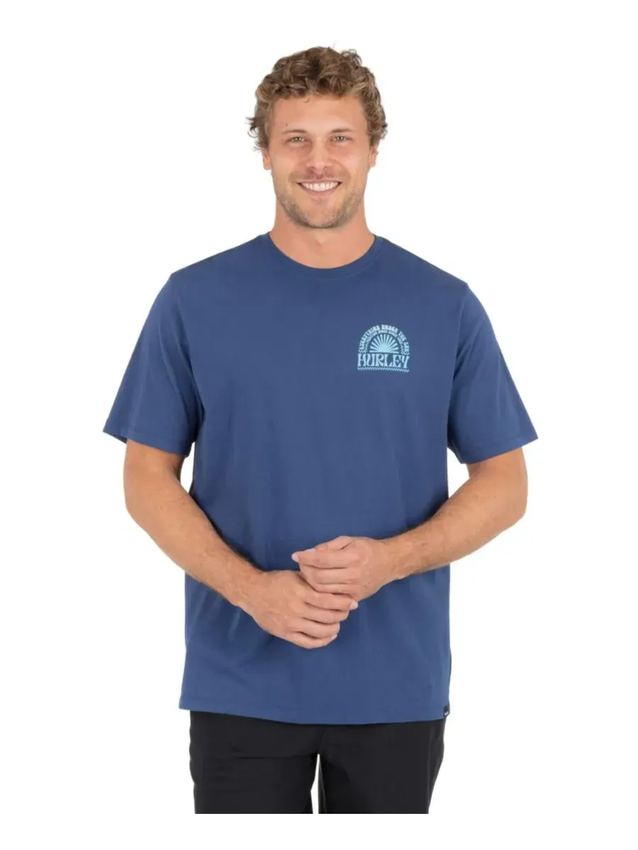 Мужская футболка с коротким рукавом и глифами Hurley — изображение 3 из 6, бездонный