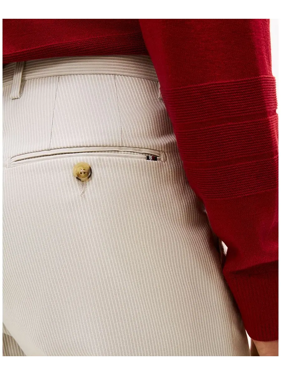Мужские брюки прямого кроя с текстурой «добби» Tommy Hilfiger — 3