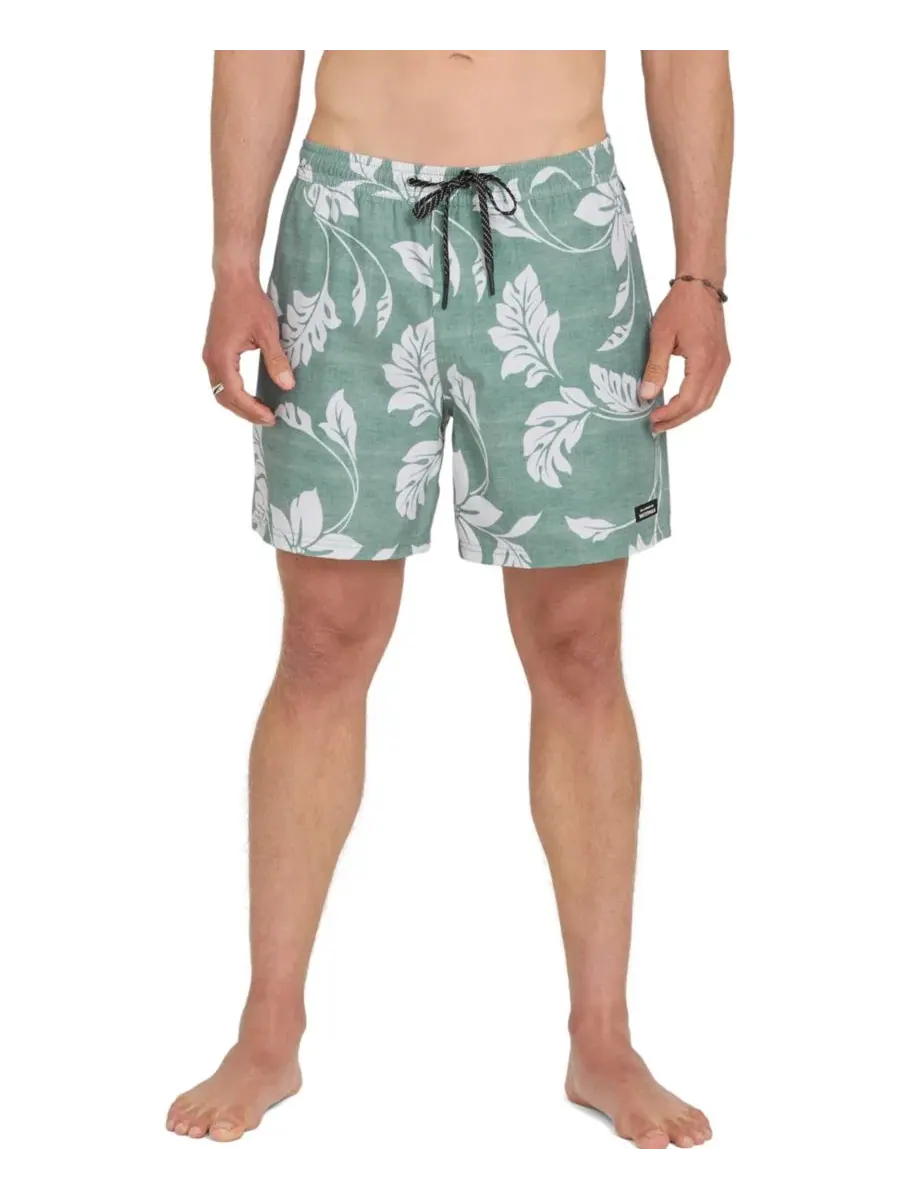 Мужские плавки Quiksilver, набор из нескольких пар, с цветочным принтом Quiksilver Waterman, North