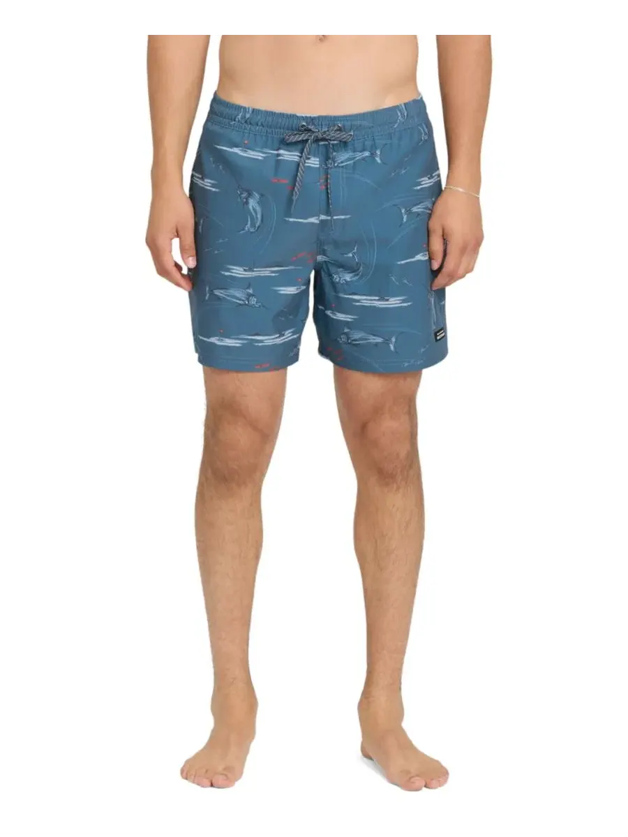 Мужские плавки Quiksilver, набор из нескольких пар, с цветочным принтом Quiksilver Waterman