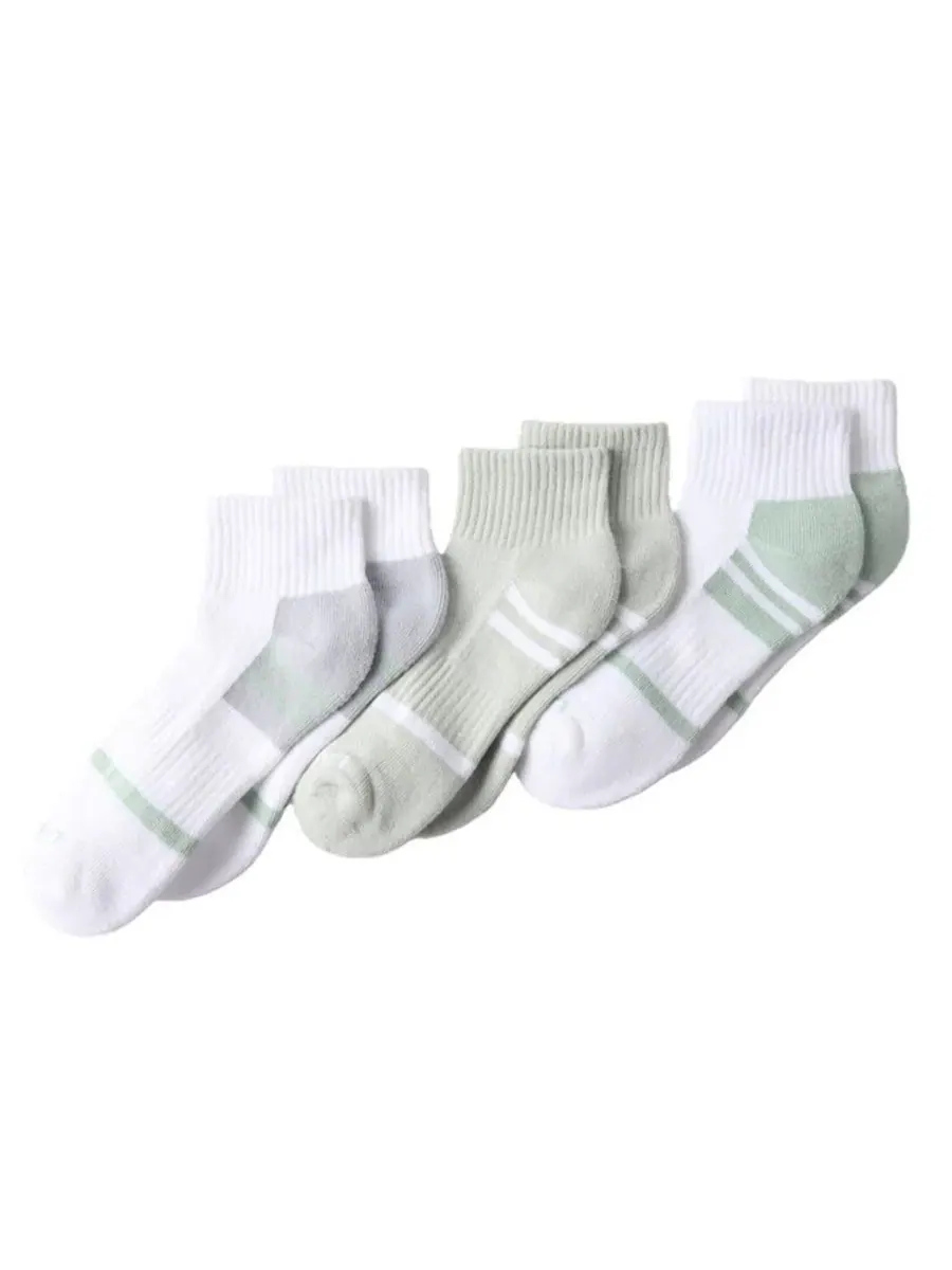 Комплект из 3 пар носков с половинной подошвой и поддержкой свода стопы, модель Half Cushion