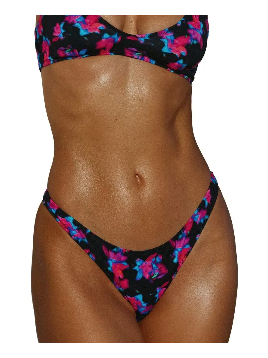 Плавки бикини с высокой посадкой Sofie Bottom Bright Swimwear — изображение 3 из 3, розовый