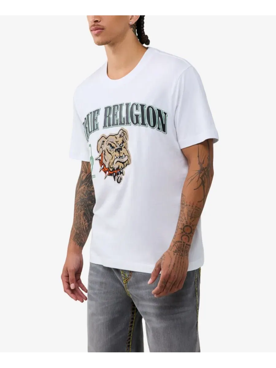 Футболка с оригинальным логотипом True Religion — изображение 2 из 3, белый