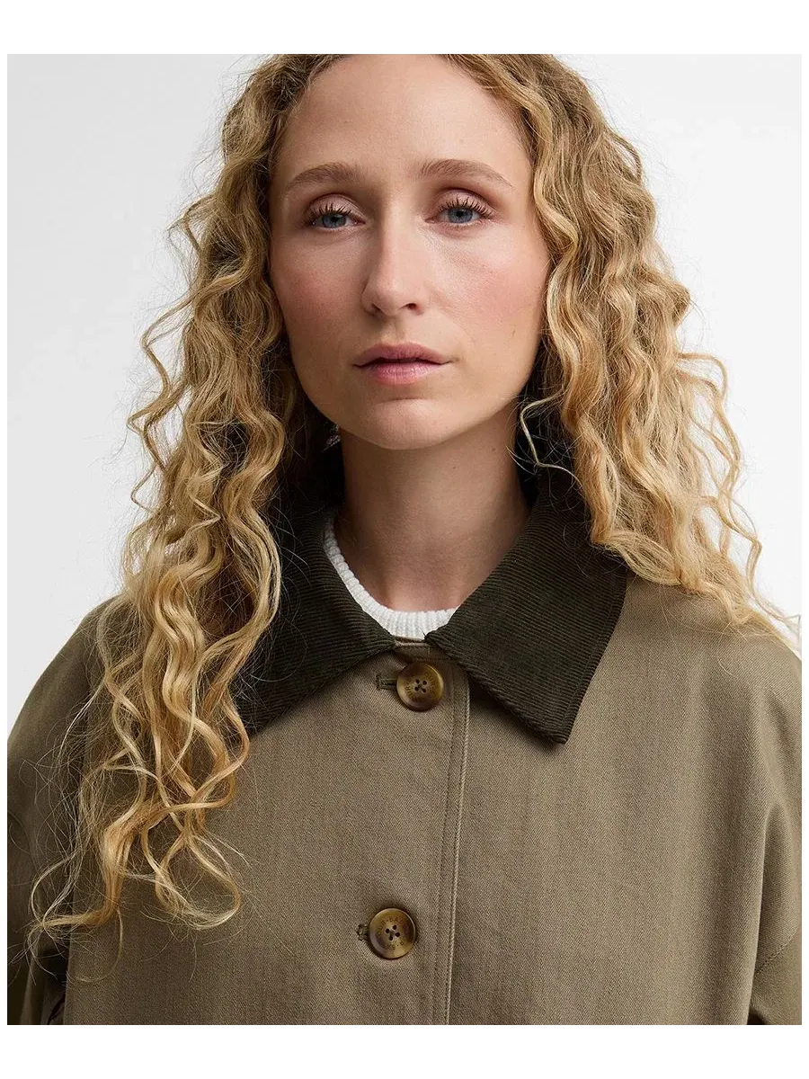 Женская куртка Cloverdale Casual Jacket Barbour — изображение 7 из 10, серый