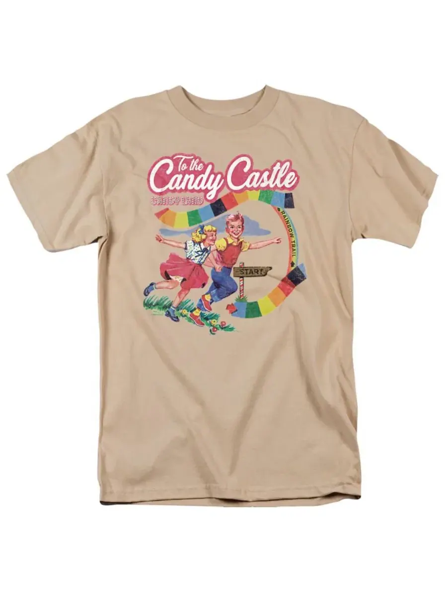 Футболка с принтом To The Candy Castle Logovision — изображение 1 из 3, бежевый