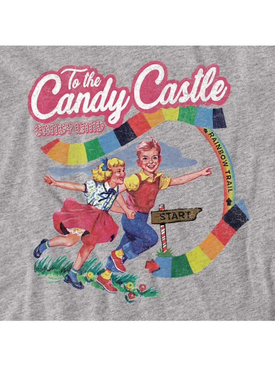 Футболка Candy Land To The Candy Castle Logovision — изображение 3 из 3, приглушенный