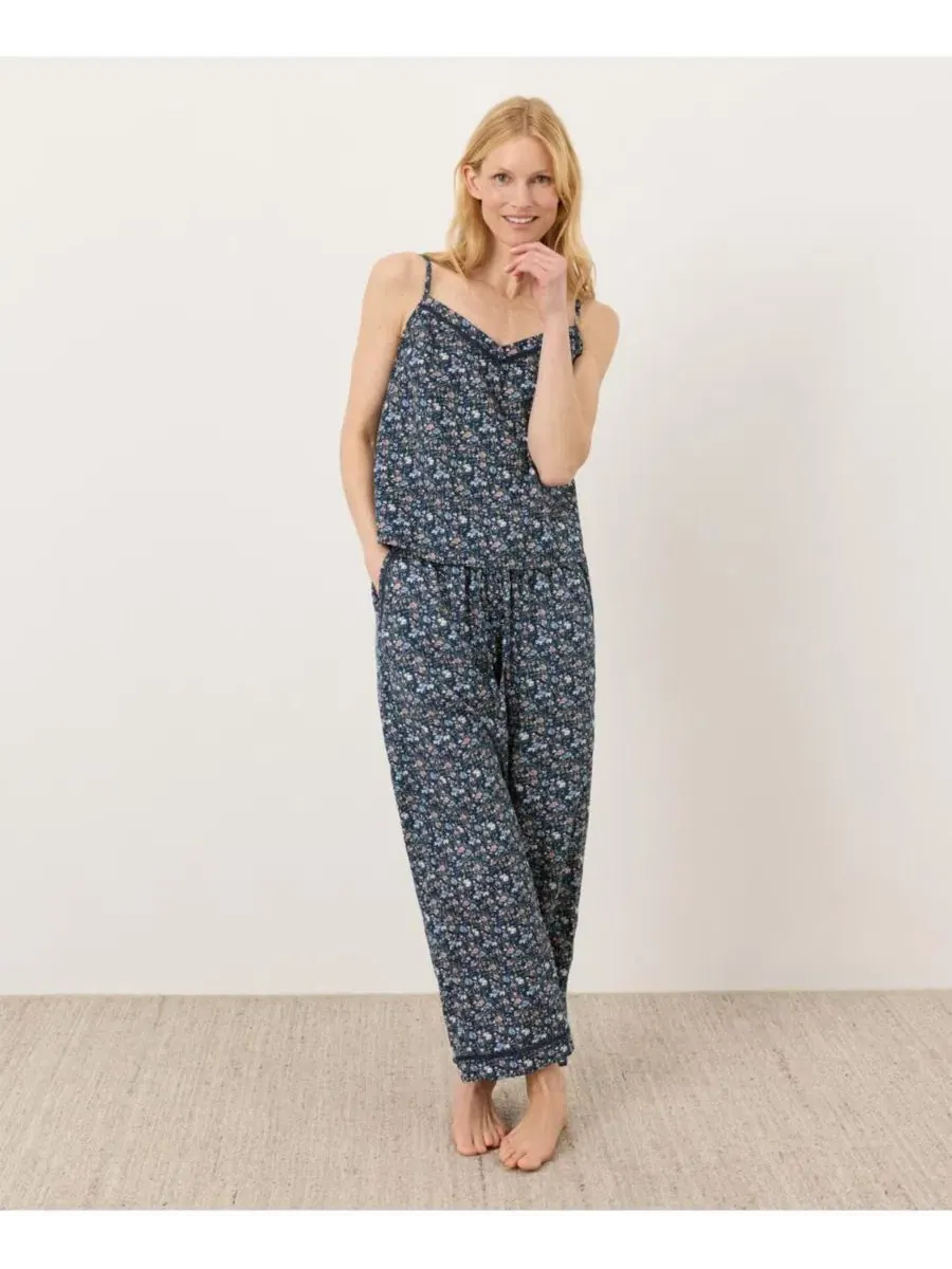 Женский топ для сна из органического хлопка Breezy Sleep Cami Pact, Ditsy Dayspring — изображение 2 из 5