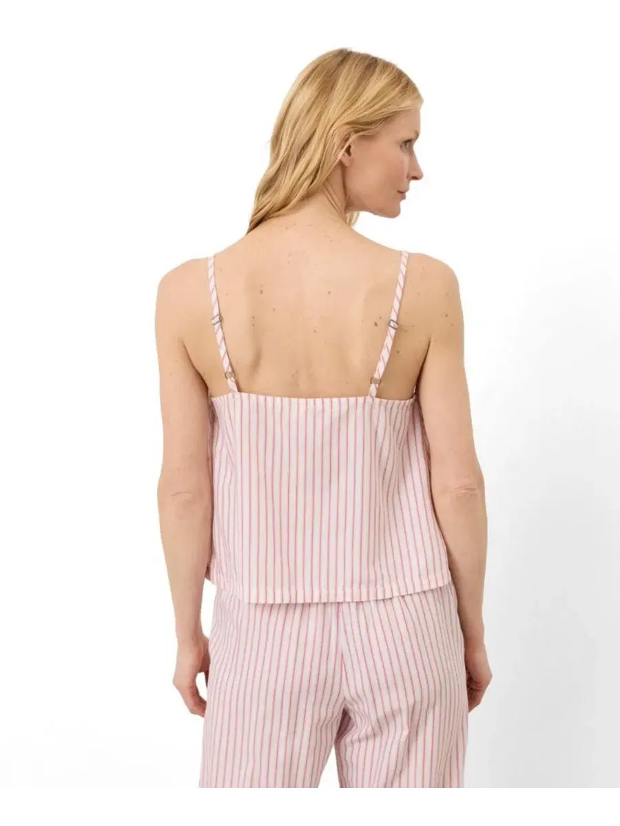 Спальный топ-комбидресс из органического хлопка Breezy Sleep Cami Pact, Dayspring Stripe — изображение 3 из 5
